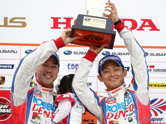 GT500での自身最終勝利となった12年第2戦富士(当時の相棒は石浦宏明)。