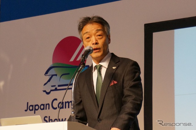 日本RV協会会長 増田浩一氏(キャンピングカーショー16)