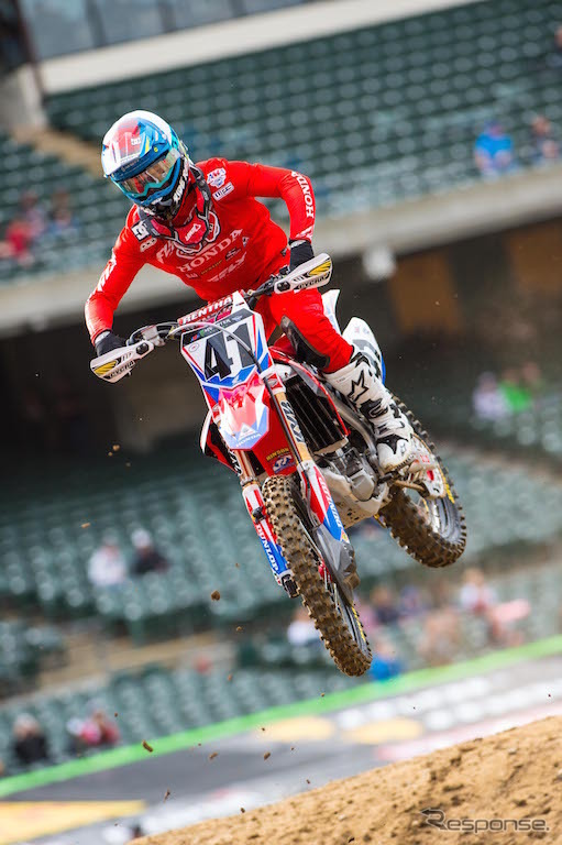 Team Honda HRCからAMAスーパークロス世界選手権に参戦するトレイ・カナード。