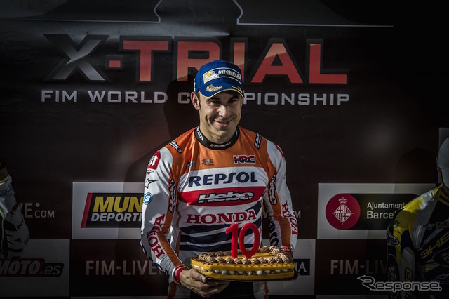 Repsol Honda Teamからトライアル世界選手権に参戦するトニー・ボウ。