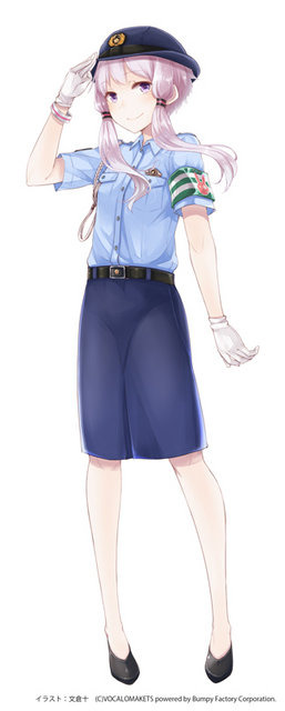 警視庁の防犯アプリ『Digi Police』に「結月ゆかり」「門田さくら」登場！もちろん制服姿