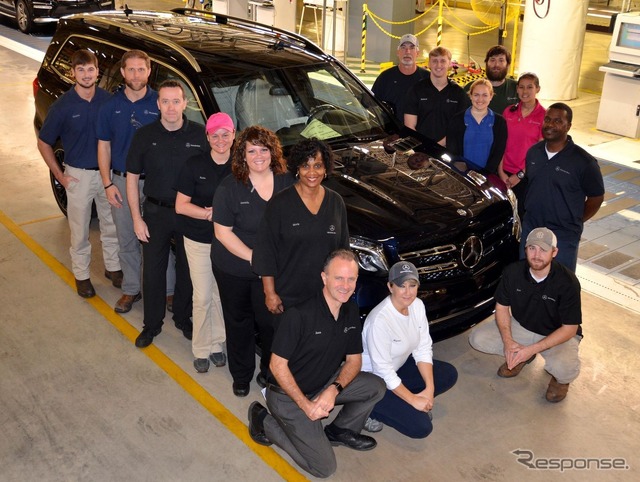 米国アラバマ州タスカルーサ工場で生産が始まったメルセデスGLS