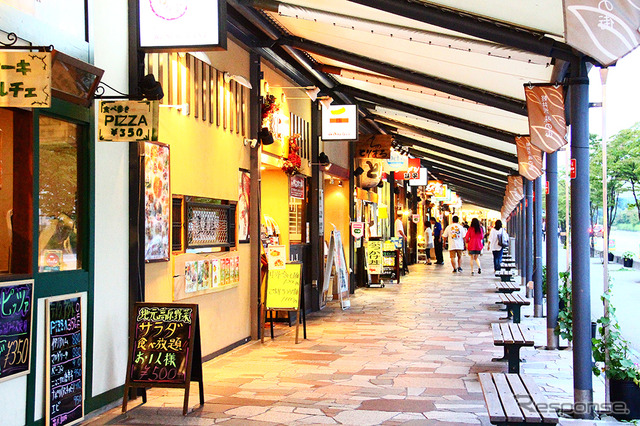 軽井沢駅前、2012年夏ごろ