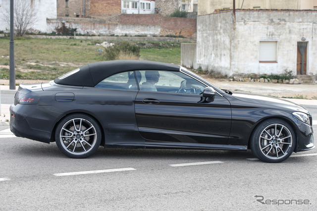 メルセデス AMG C43カブリオレ スクープ写真