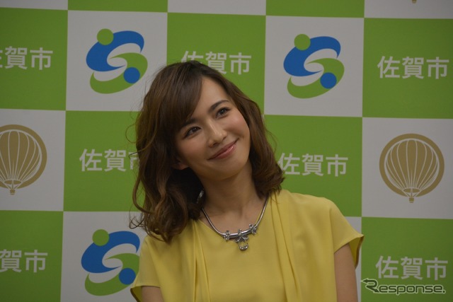 佐賀市プロモーション大使となった優木まおみさん