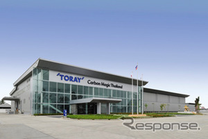 東レのカーボン複合素材部品のタイ新工場