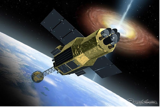 X線天文衛星(ASTRO-H) 「ひとみ」軌道上外観図