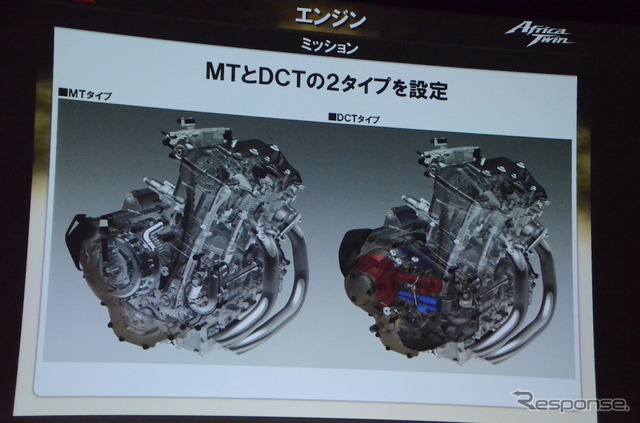 モトスポーツランドしどき(福島県いわき市)にて開催されたCRF1000L Africa Twinメディア向け技術説明会。