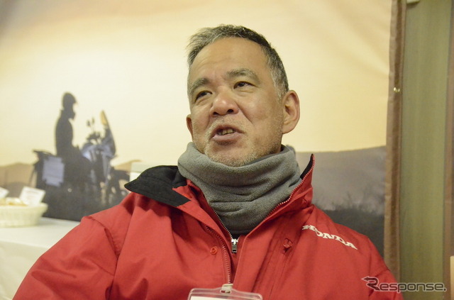 本田技術研究所二輪R&Dセンターの工藤哲也氏。