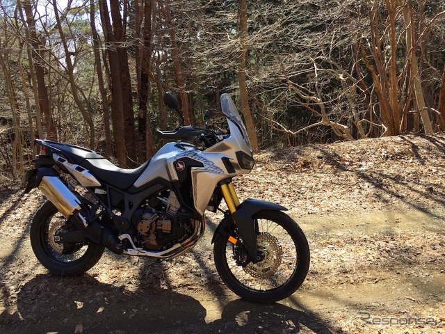 モトスポーツランドしどき(福島県いわき市)にて開催されたCRF1000L Africa Twinメディア向け試乗会。