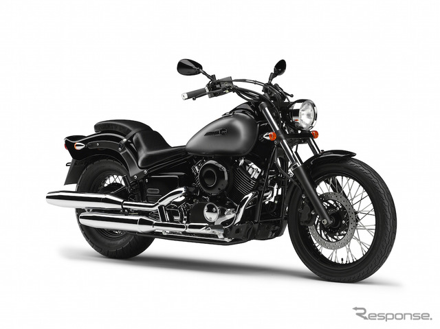 XVS400ドラッグスターの継続色、マットグレーメタリック3(マットグレー) 。
