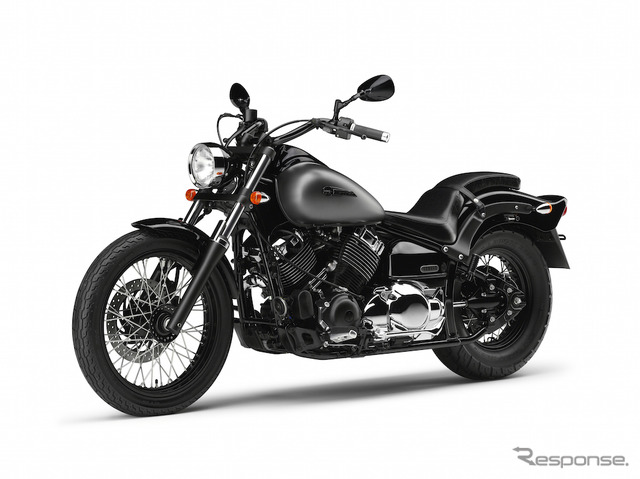 XVS400ドラッグスターの継続色、マットグレーメタリック3(マットグレー) 。
