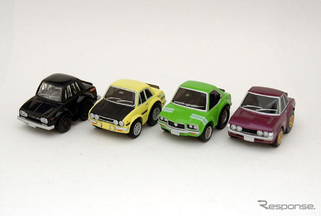 【プレゼント】ホビダス特注ミニカー4台セット