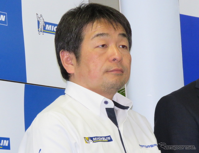 ミシュランの小田島氏はGT500クラス3連覇を狙う。