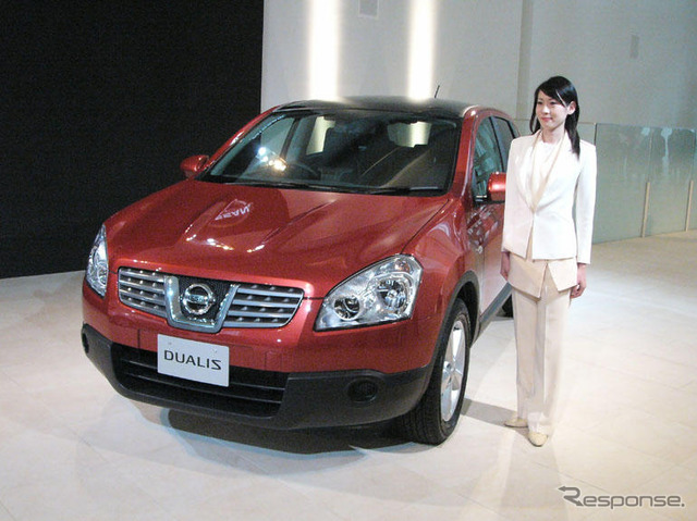日産 デュアリス 07年日本デビュー…ウェブページ開設