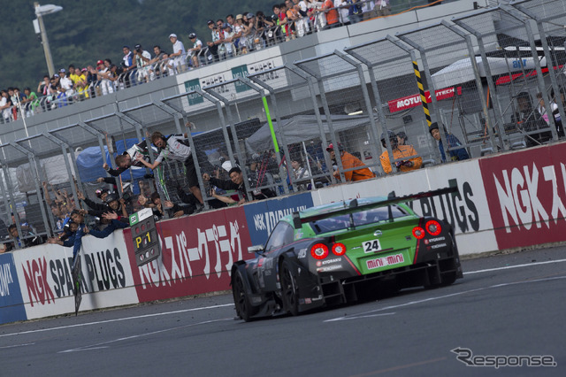 今季もKONDOレーシングはGT500(写真=昨夏優勝時)、スーパーフォーミュラ、S耐で戦う。