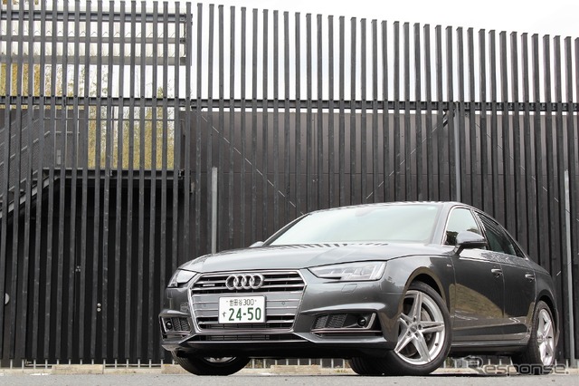 アウディ A4(撮影地:ブリストルヒルゴルフクラブ)
