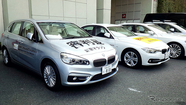 東京マラソン2016のランナーたちとともに走ったBMWのクルマたち