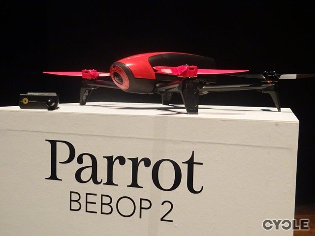 仏パロット社レジャー用ドローン「Bebop2」発表会(2016年3月1日)