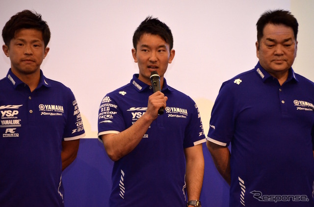 YAMAHA FACTORY RACING TEAMに新加入した三原拓也選手。