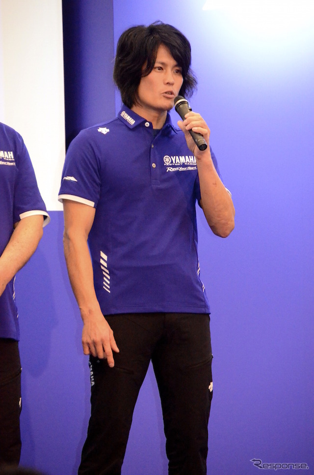 全日本トライアル選手権に参戦するYAMAHA FACTORY RACING TEAM 黒山健一選手。