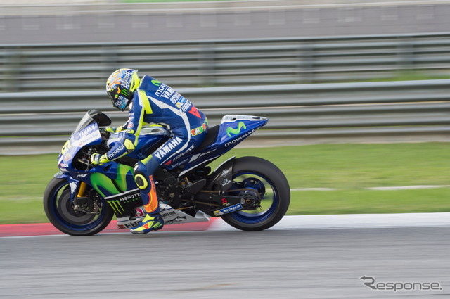 開幕に向けテスト中のYZR-M1