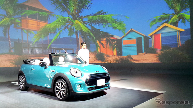 MINIコンバーチブル 新型発表(東京・芝、3月2日)