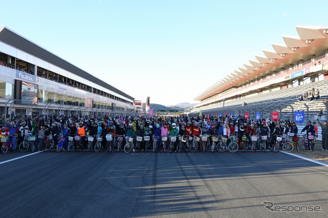 ママチャリのビッグレースなども富士では開催されている。