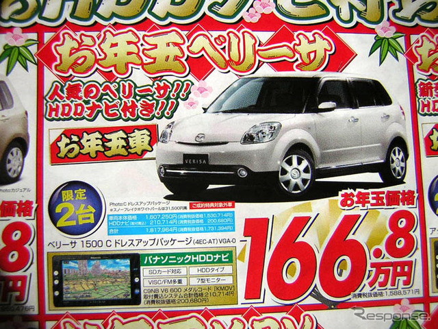 初売り値引き情報…このプライスは初夢ではない!!