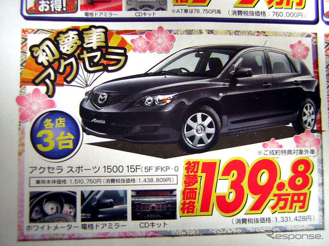 初売り値引き情報…このプライスは初夢ではない!!