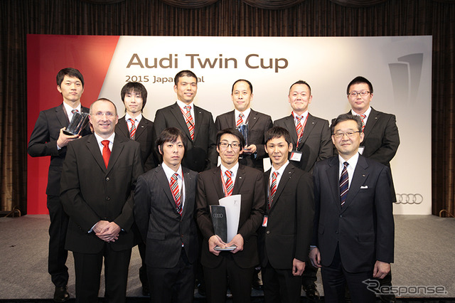 全世界のアウディディーラーが技術を競う「Audi Twin Cup」。その2016年日本代表を決める「ジャパンファイナル」が大阪で開催された