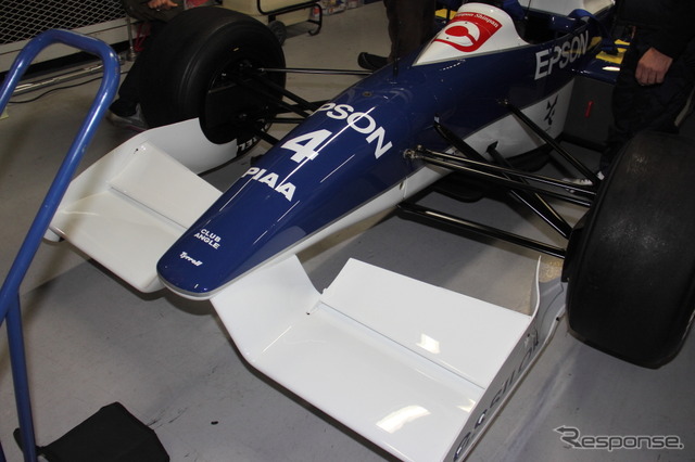 イベントで使用するティレル『019』は父ジャンの現役仕様と同じカーナンバー4