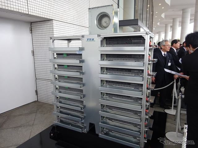 蓄電システムのHV使用済み電池（トヨタタービンアンドシステム）