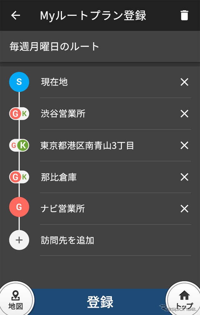 Myルートプラン