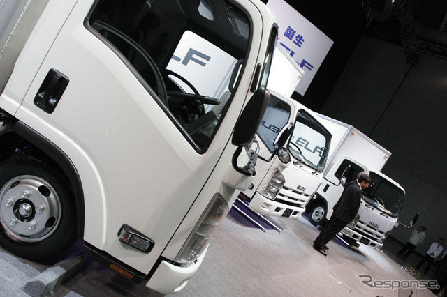 【いすゞエルフ 新型発表】燃焼状態を根本的に改善した新エンジン