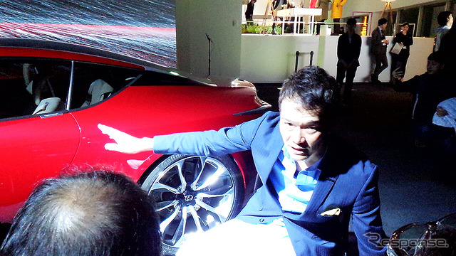 谷川じゅんじ氏、アーティスト・平川紀道氏、「LC500」デザイナー・森忠雄氏が登壇したトークショー「人間の感性とテクノロジーが切り開く、表現の新しい地平」(六本木ヒルズ森タワー52階 東京シティビュー、3月15日)