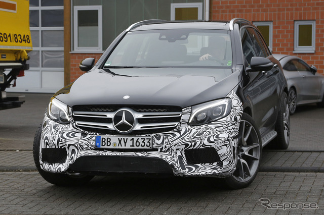 メルセデス AMG GLC63 スクープ写真
