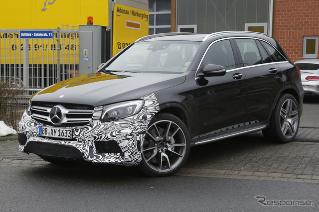 メルセデス AMG GLC63 スクープ写真