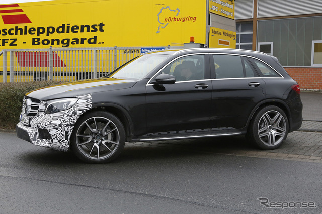 メルセデス AMG GLC63 スクープ写真
