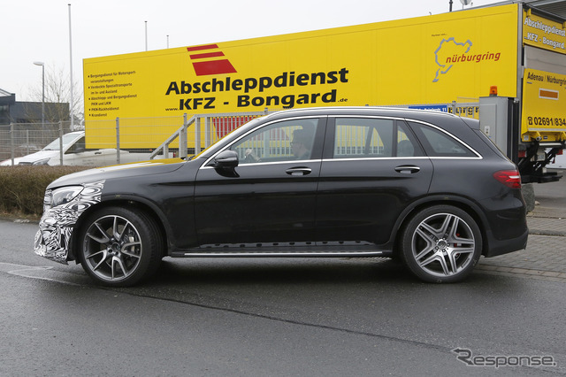 メルセデス AMG GLC63 スクープ写真