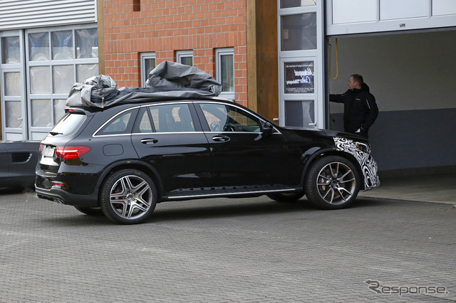 メルセデス AMG GLC63 スクープ写真