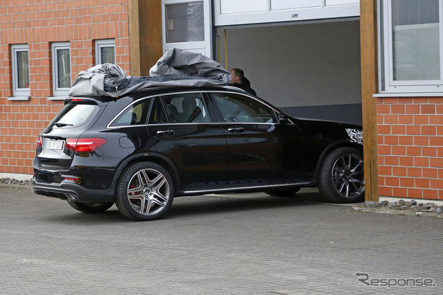 メルセデス AMG GLC63 スクープ写真