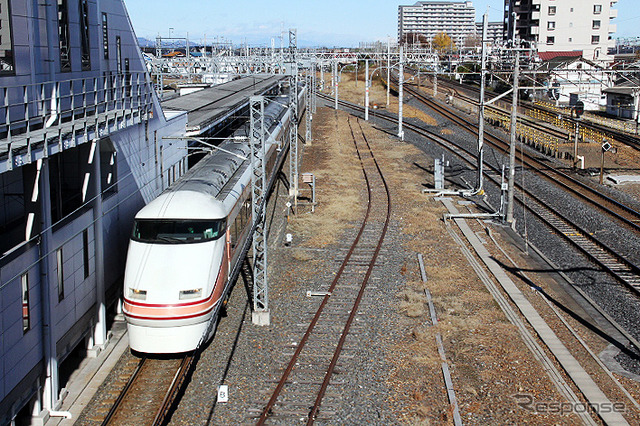 JR東北線と東武日光線が接続する栗橋駅周辺