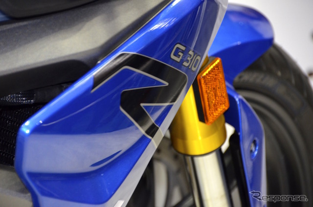 4ストローク単気筒313ccエンジンを搭載するBMW Motorrad G310R。