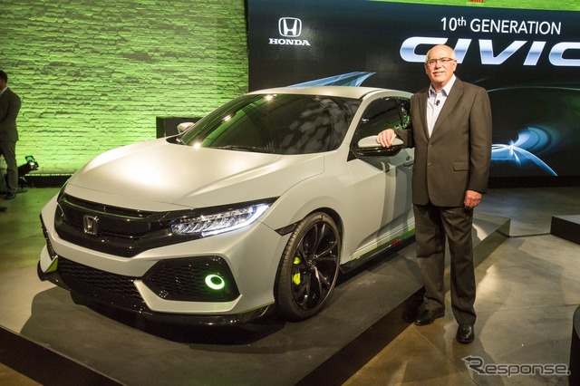 ホンダ シビック ハッチバック 次期型のプロトタイプ(ニューヨークモーターショー16)