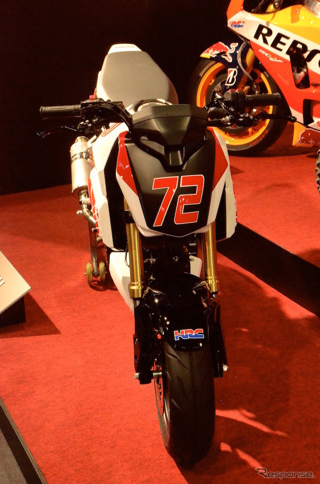 HRCが市販予定のグロム・レーシングベースモデル。