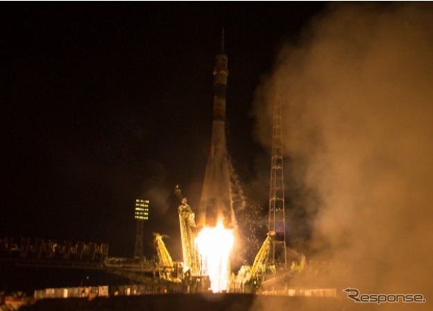 ソユーズ宇宙船(46S)打ち上げ