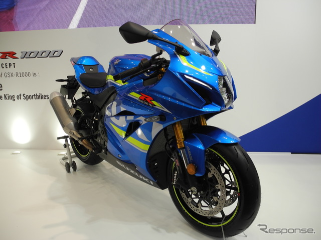 スズキの「GSX-R1000」（東京モーターサイクルショー16）