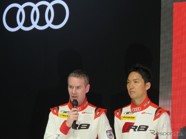 #21のR8を駆るライアンと藤井。