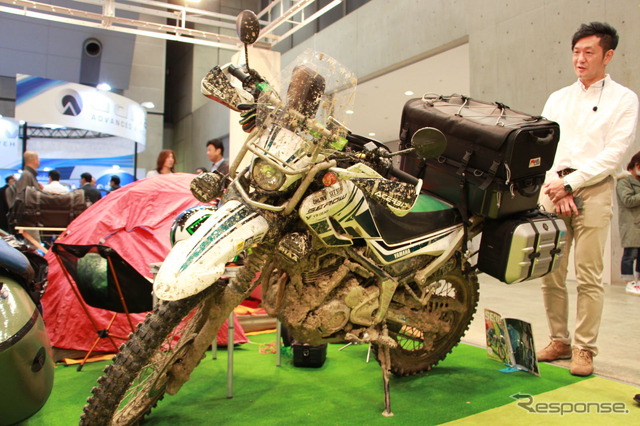 タナックスブース(東京モーターサイクルショー16)